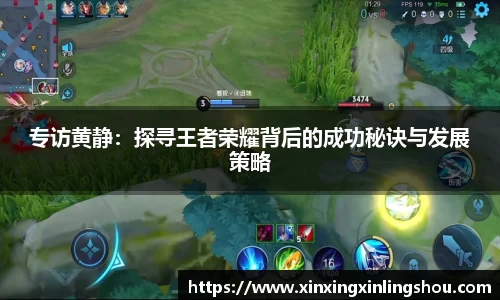 专访黄静：探寻王者荣耀背后的成功秘诀与发展策略